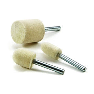 ESB-MINI-MAX® felt points (merino) with 6 mm steel-shaft cylindrical Ø 30 x 35 mm 10021