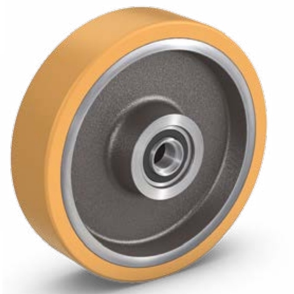 Cast Iron Core Polyurethane Wheels 178/100/050/5/20 B VULKOLLAN