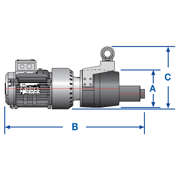 ELectric Rolling Motor TC-4-42V.3PH.50 Hz TC-400-50