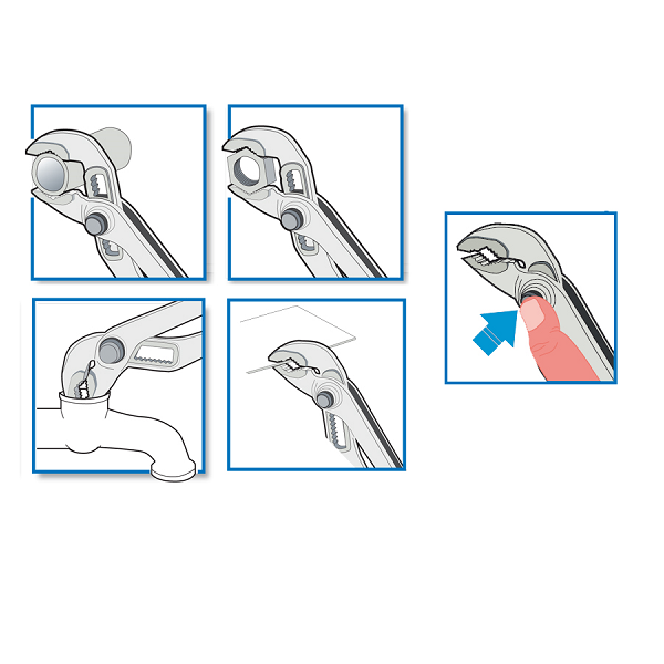 ADJUST. PLIER 10" ROLOCK-CARTON 52710P000